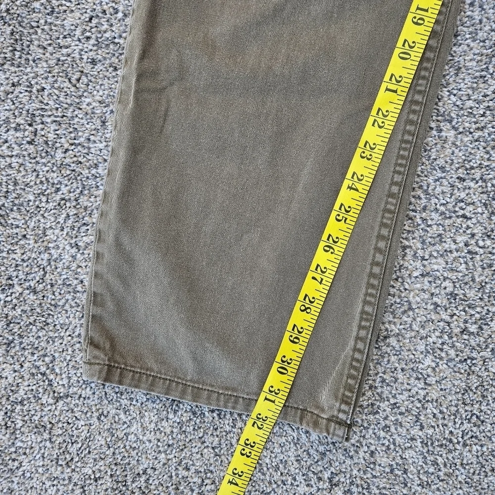 Pendleton Olive Green Khaki Pants Casual Fit 100% Cotton Jeans Mens Size 40x32
